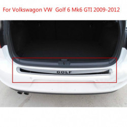 För Volkswagon Golf 6 Mk6 2009 2010 2011 2012 Rostfri Stål Bak Stötfångare Beskyddare Vakt Tallrik Trimma Passa