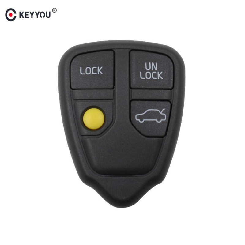 Keyyou 4 Knappar Avlägsen Nyckel Skal Fall Bil Nyckel Fob För Volvo Xc70 Xc90 S40 S60 S70 S80 S90 V40 V70 V90