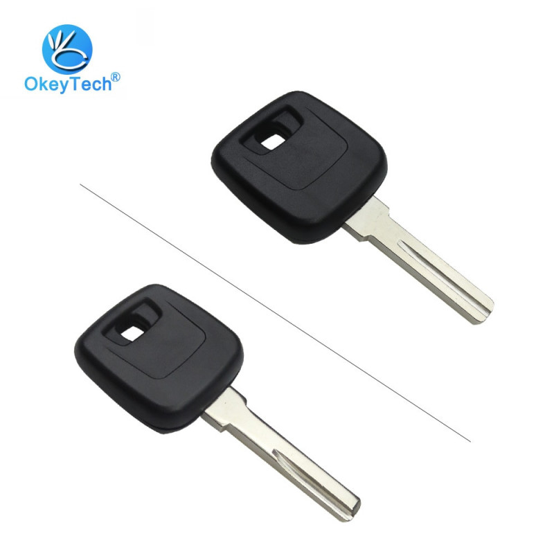 Okeytech Transponder Bil Nyckel Skal Fob Bil Omslag Fall Oklippt Hu56r Ne66 Blad För Volvo S40 V40 850 960 C70