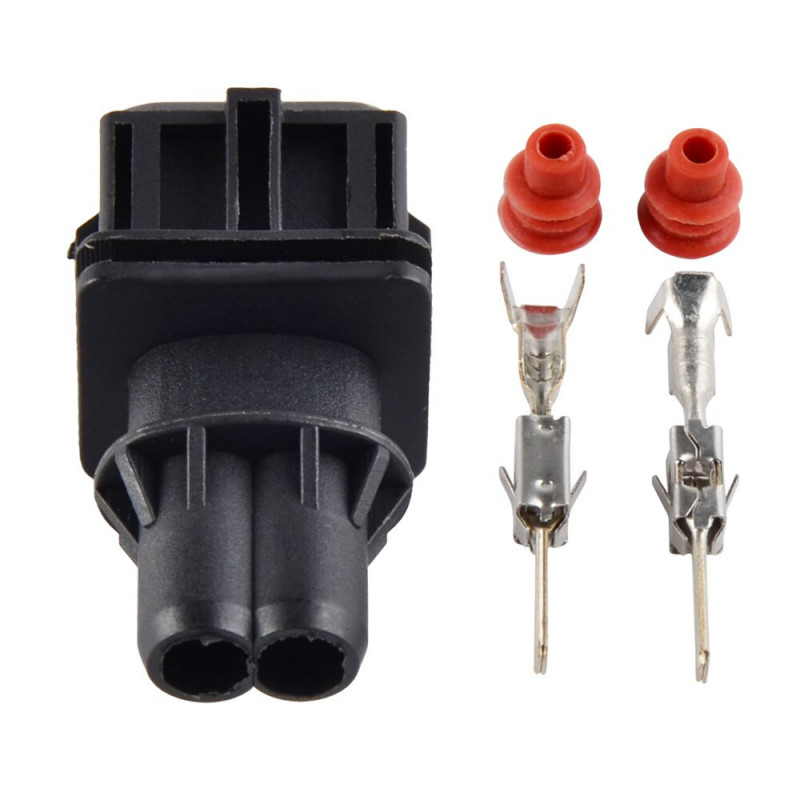 Bil 2 Stift Ev1 Manlig Injektor Connector Plugg För Vw Audi Porsche Volvo Bmw