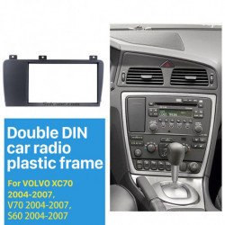 Seicane Dubbel Dån Bil Radio Fascia Ram För 2004 2005 2006 2007 Volvo Xc70 V70 S60 Installation Trimma Instrumentbräda