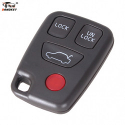 Dandkey 10 St Bil Keyless Avlägsen Skal Nyckel Fall Fob 4 Knapp För Volvo S40 S60 S70 S80 S90 V40 V70 V90 Xc70