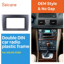 Seicane Dubbel Dån Bil Radio Fascia Trimma Utrustning För 20042013 Volvo Xc90 Dvd Panel Trimma Rusa Audio Passande