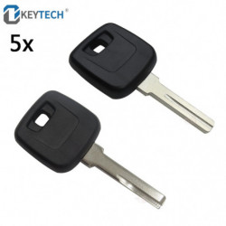 Okeytech 5pcs Ersättning Transponder Nyckel Skal Passa För Volvo S40 V40 S60 S80 Xc70 Nyckel Tom Hu56r Ne66 Blad