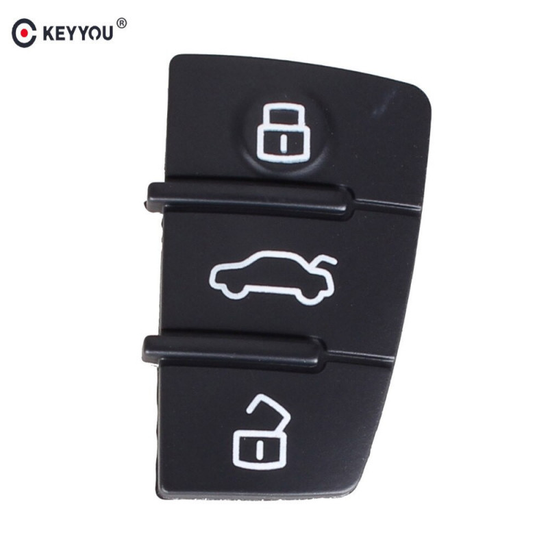 Keyyou 10 St Massa 3 Knapp Vaddera Sudd Avlägsen Nyckel Fob För Audi A3 A4 A5 A6 A8 Q5 Q7 Tt S Linje Rs