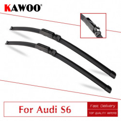 Kawoo För Audi S6 2002 2003 2004 2005 2006 2007 2008 2009 2010 2011 Bil Torkare Blades Naturlig Sudd Passa Slider