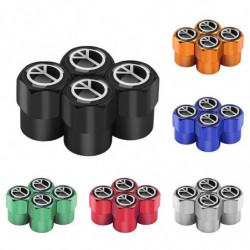 4pack Fred Tecken Däck Ventil Stam Keps Däck Hjul Stam Luft Ventil Caps För Audi Bmw Vadställe Toyota Mazda