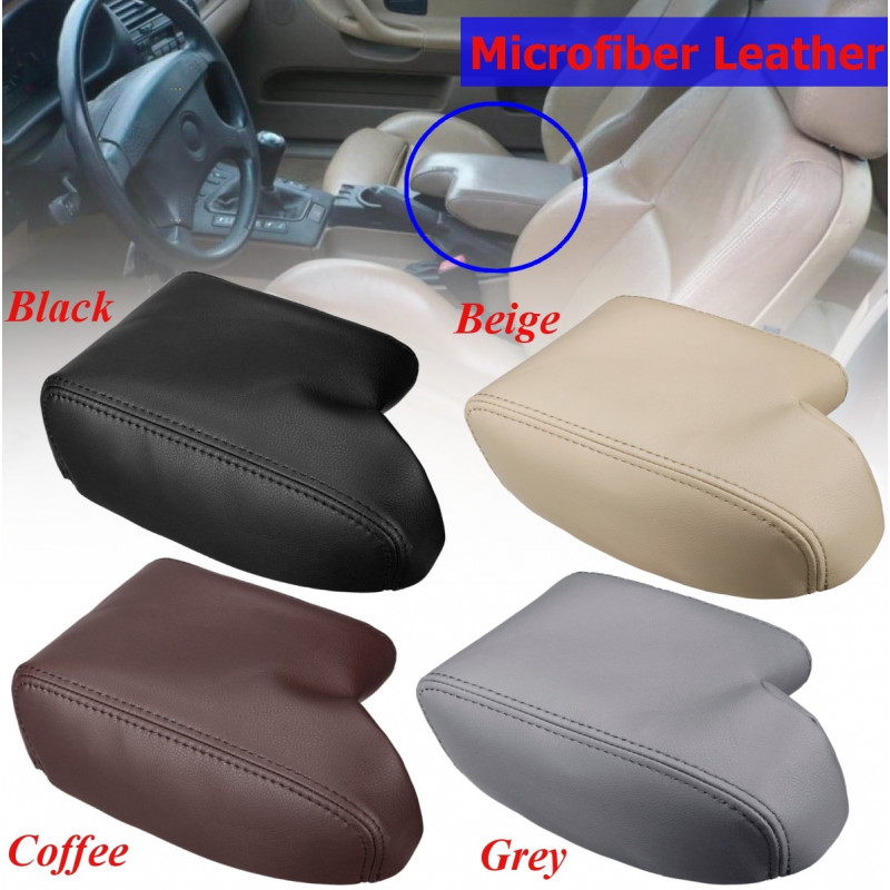 4 Färg Centrum Trösta Läder Armstöd Lock Omslag Microfiber Sittplats Låda För Bmw E36 318i 320i 323i 235i