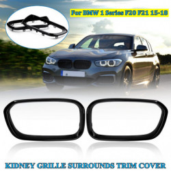 Par Njure Grill Grill Omger Covers För Bmw 1 Serier F20 F21 2015 3 Serier E90 E91 Facelift 2008 2009 2010