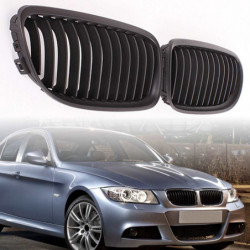 En Uppsättning Svart Bil Matte Främre Grill Grillar För Bmw E90 Lct 3serise Sedan 2009 2010 2011 Bil Styling