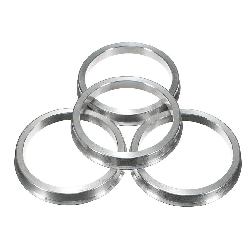 4pack 6657mm Aluminium Tapp Reducer Ringar För Vw Sittplats För Audi För Mercedes Legering Wheels