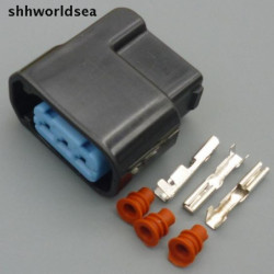 Shhworldsea 4sets 3 Stift 3 Sätt Bil Vattentät Elektrisk Connector Bil Tändning Spole Connector Plugg Kvinna