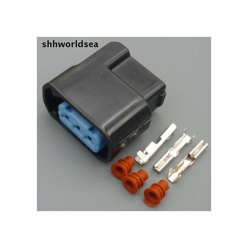 Shhworldsea 4sets 3 Stift 3 Sätt Bil Vattentät Elektrisk Connector Bil Tändning Spole Connector Plugg Kvinna