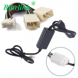 Biurlink Y Spliter Sele Aux Usb Inmatning Kabel Adapter För Honda Medborgerlig Bevilja Odyssey Cd 6 8 Stift Cd