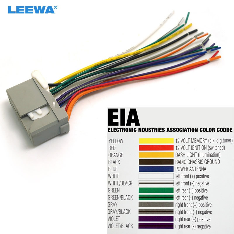 Leewa Bil Audio Stereo Ledningar Sele För Honda Odyssey Pilot Ridgeline Pluging In I Oem Radio Cd Ca2534