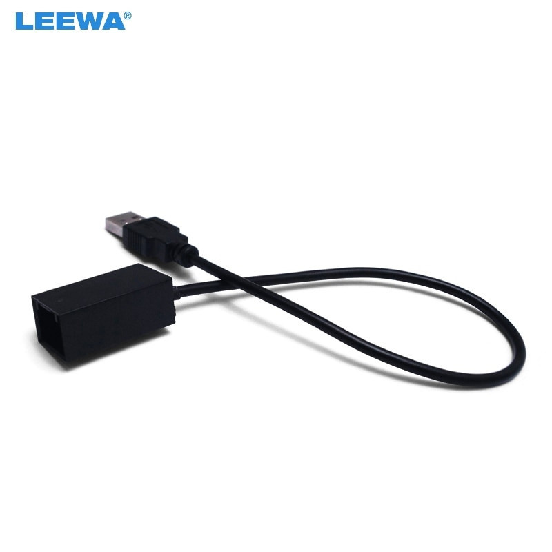 Leewa Aux Förlängning Usb Adapter Kabel Tråd För Honda Medborgerlig Jazz Crv Bevilja Costa Odyssey 2009 Oem