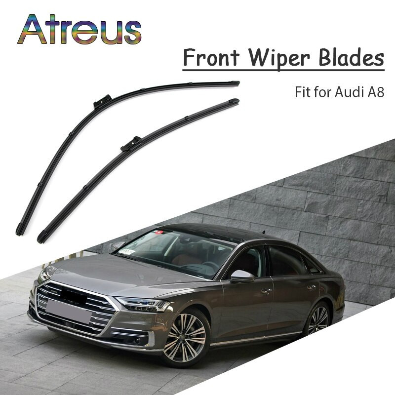 Atreus 2pcs Lång Liv Sudd Främre Torkare Blades För Audi A8 D2 D3 D4 1995 Ändra Vindruta Tillbehör