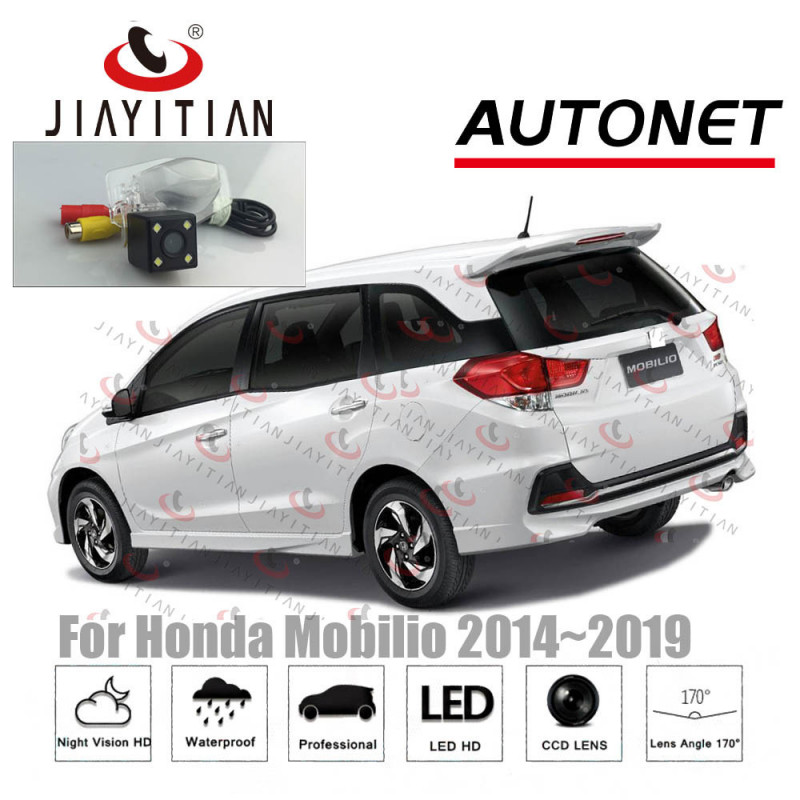 Jiayitian Bak Se Kamera För Honda Mobilio E Rs Mk2 Dd4 2014 2th Ccd Natt Syn Säkerhetskopiering Kamera Licens