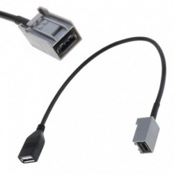 12v Bil Kabel Usb Till Mp3 Data Linje Adapter Med Usb Plugg För Honda Spirior Cross Yatsushiro