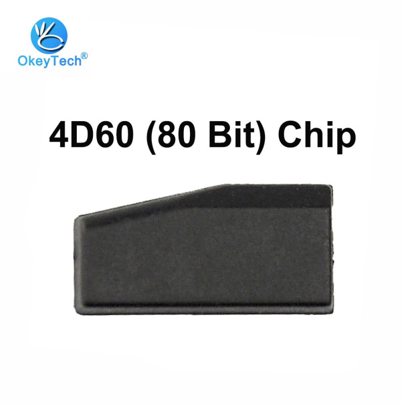 Okeytech 4d60 80 Bits Tom Ceremic Chip Tp06 Bil Kol Bil Nyckel Transponder Chip Id60 80bit För Vadställe För