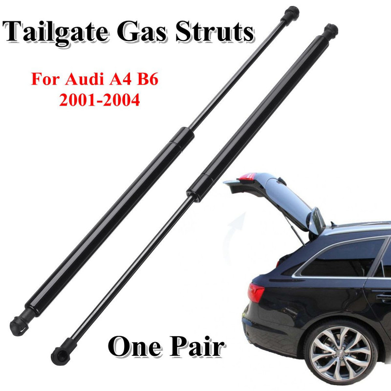 2x Bil Bak Baklucka Känga Gas Struts Hiss Stöd Springs För Audi A4 B6 2001 2002 2003 2004