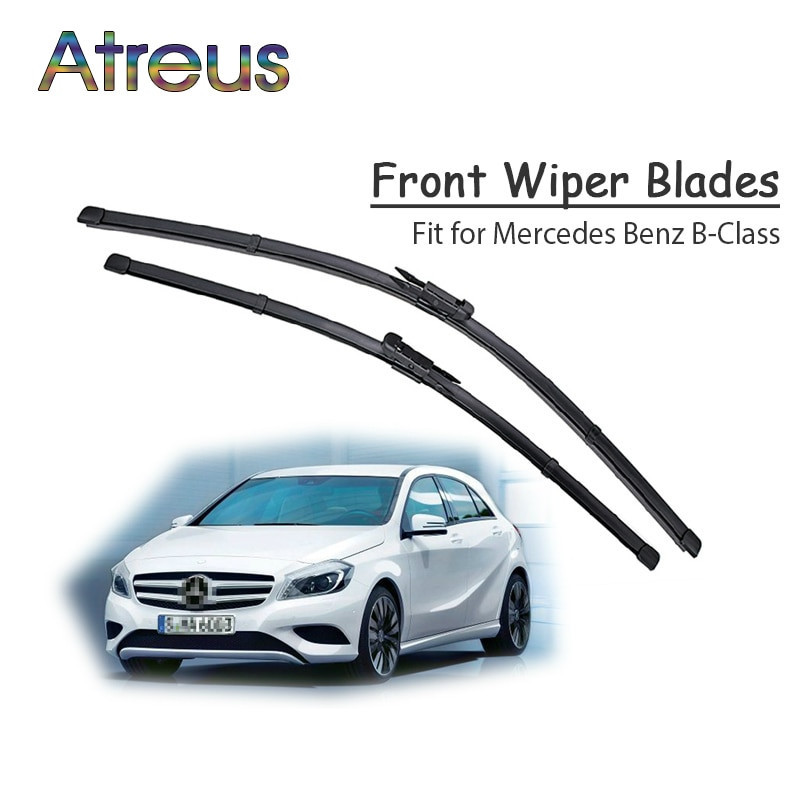 Atreus 2pcs Lång Liv Sudd Främre Torkare Blades För Mercedes W246 W245 Benz B Klass Tillbehör