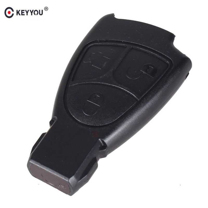 Keyyou 3 Knappar Avlägsen Nyckel Fob Fall Omslag För Mercedes Benz C E Ml S Clk Cl 3b 3bt