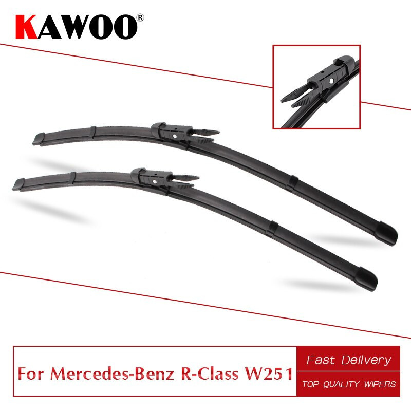 Kawoo För Mercedes Benz Rclass Bil Sudd Windcreen Torkare Blades 2005 2006 2007 2008 2009 2010 2011 2012 2013