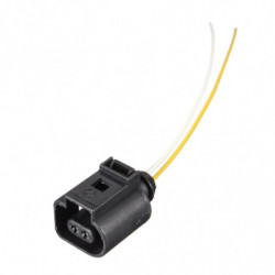 1j0973702 Elektrisk Sele 2 Stift Connector Plugg Ledningar För Vw Audi A4 A6 A8 Q5 Q7 20042009 1j0 973 702