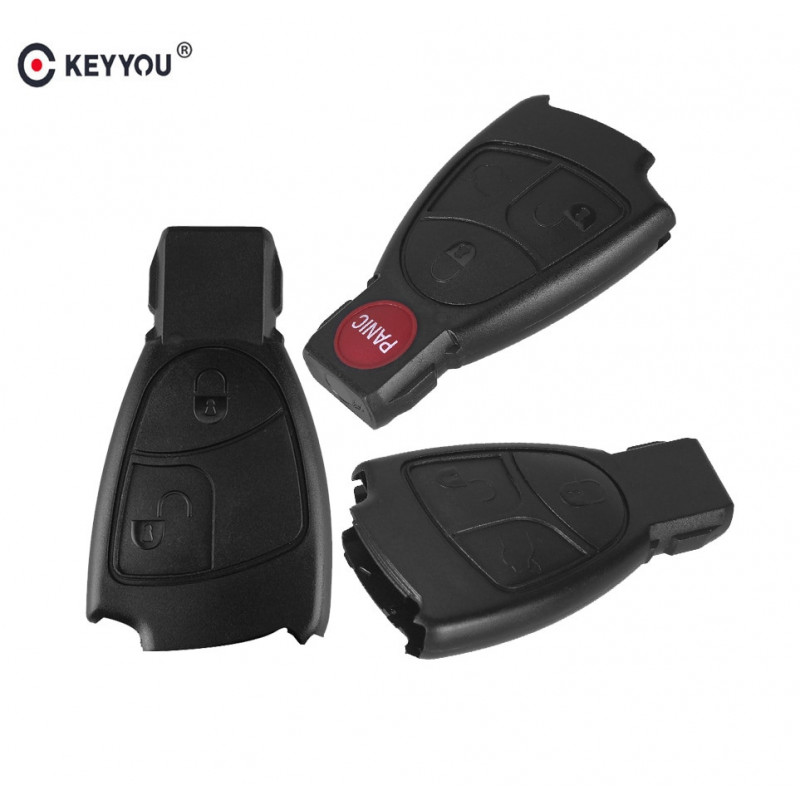 Keyyou 10x Replacements Avlägsen Bil Nyckel Omslag Skal För Mercedes Benz B C E Ml S Clk Cl Smart Nyckel Fob