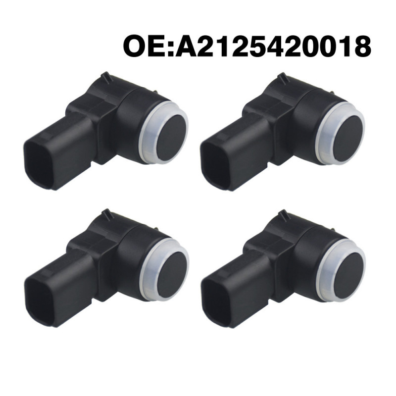 4pack Massa Pdc Parkering Sensor Backning Radar A2125420018 För Mercedes W221 C216 En B E S Klass Ml C S Cl Sls