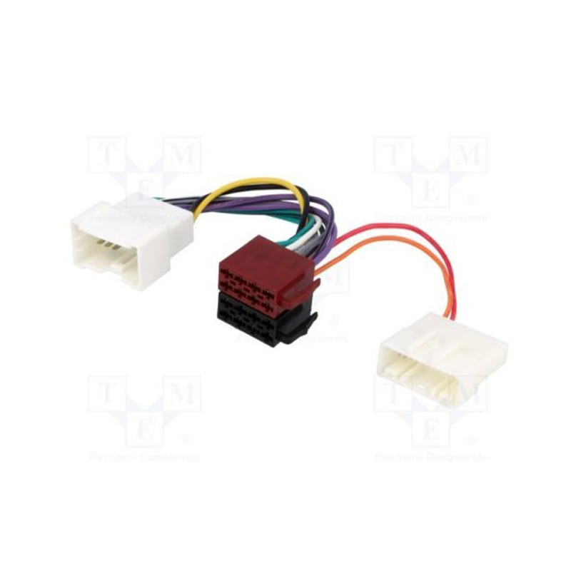 Radio Iso Ledningar Sele Connector Adapter Kabel Vävstol För Mercedes Citan Renault Twingo Dacia Duster Logan