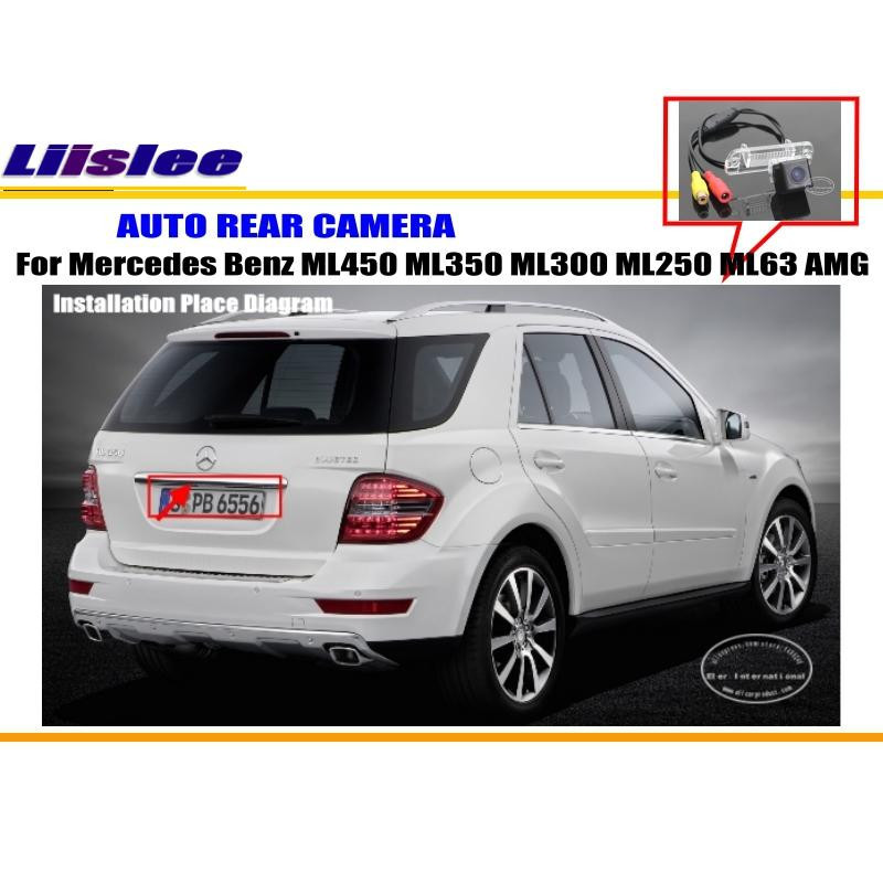 Liislee Bil Parkering Kamera Omvänd Kamera För Mercedes Benz Ml450 Ml350 Ml300 Ml250 Ml63 Bak Kamera Licens Tallrik