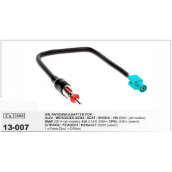 Bil Dvd Radio Stereo Iso Kabel Antenn Antenn Adapter För För Audi Mercedes Sittplats Skoda Vw Peugeot Renault