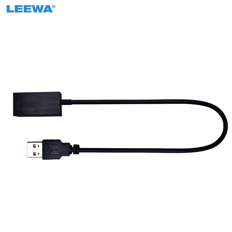 Leewa Usb Aux Förlängning Adapter Kabel Tråd För Mitsubishi Främling Asx Lancer 2009onward Oem Huvud Enhet