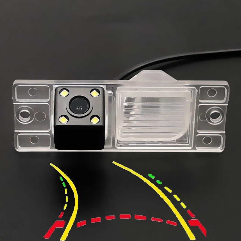 Intelligent Dynamisk Bana Spår Bil Bak Kamera För Mitsubishi Pajero 2006 2007 2008 2009 2010 2011 2012