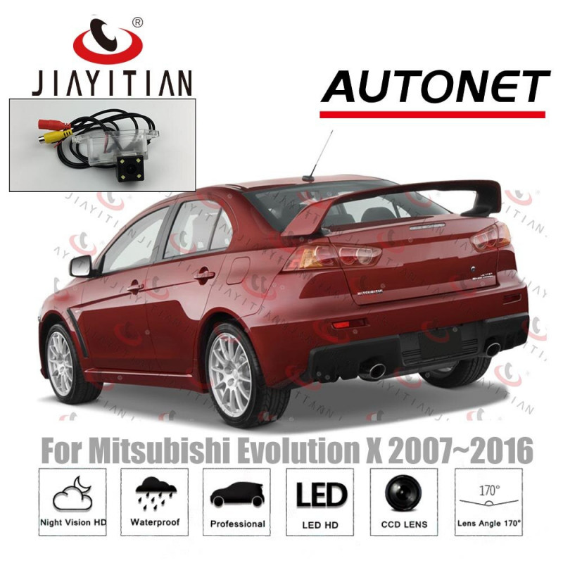 Jiayitian Bakåtsikt Kamera För Mitsubishi Lancer Ex Evo Evolution X 2007 Ccd Natt Syn Säkerhetskopiering Kamera