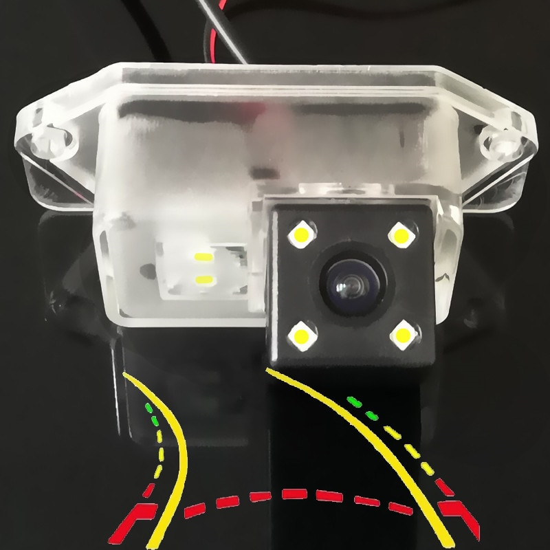 Intelligent Dynamisk Bana Spår Hd Bil Bak Se Kamera För Mitsubishi Lancer Ex Evo Io 8 9 10 Förmörkelse Evolution