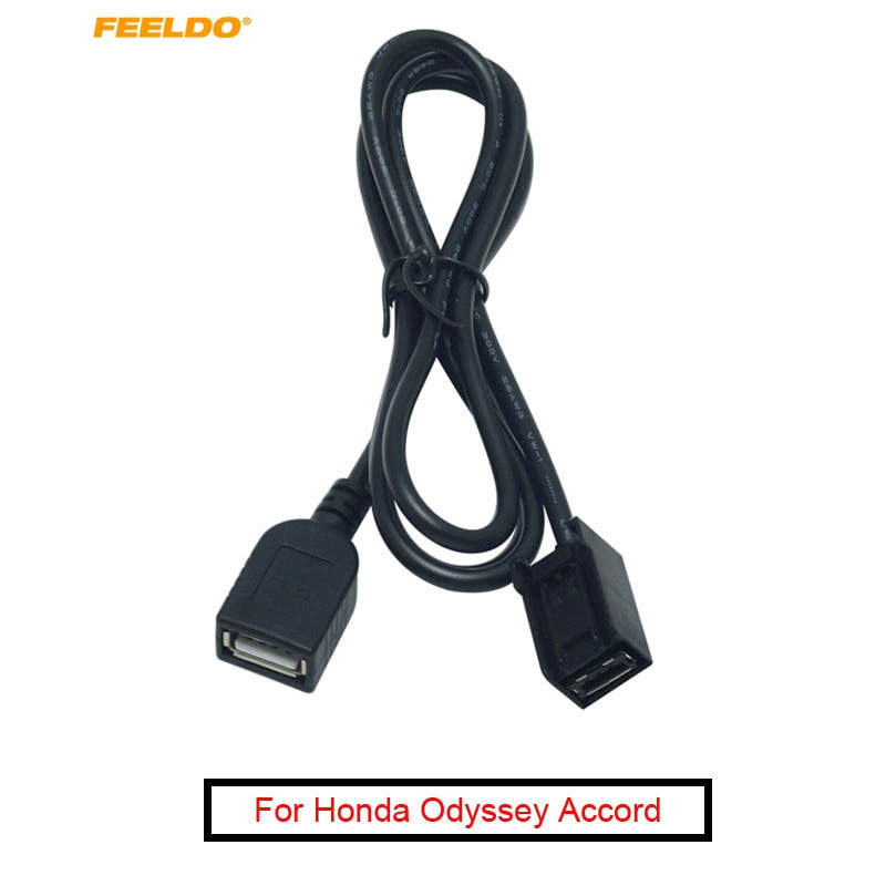 Feeldo 1 St Bil Usb Aux Kabel Tråd Adapter Audio Media Musik Gränssnitt För Mitsubishi Främling Asx 2009