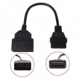 20cm 22 Stift Till 16 Stift Kvinna Obd2 Kabel Connector Adapter För Toyota Bil Bil Diagnostisk Verktyg