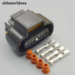 Shhworldsea 5 30 100sets 4pin För Toyota 2jzge Distributör Vev Elektronisk Connector Elektrisk Vattentät Ledningar