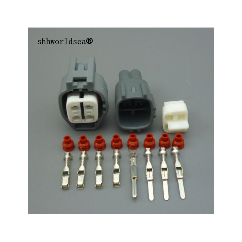 Shhworldsea 4 Stift Bil Connector Sensor Skott Connector 61890629 9098011028 61880517 909 801 För Toyota 1jzgte