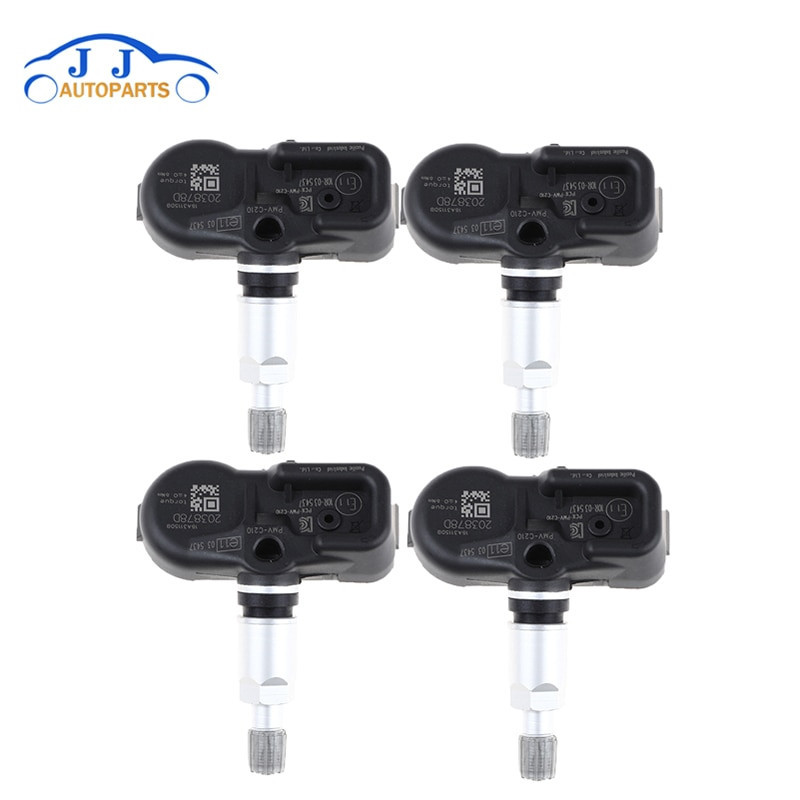 4pack Massa 4260702031 Däck Tryck Sensor 433mhz För Toyota Avensis Auris Rav4 Yaris Verso 4260702030 Pmvc210