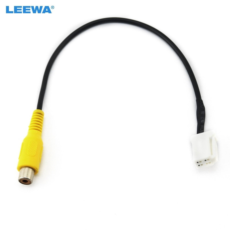 Leewa 1 St Bil Omvänd Kamera Rca Video Tråd Kabel Plugg Adapter För Toyota Camry Panasonic Dvd W Navigering