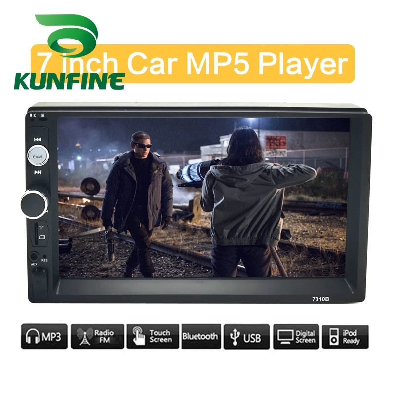 Kunfine Universell 2 Dån 7 Tum Rör Skärm Bil Multimedia Spelare Bil Radio Bil Stereo Mp5 Mp3 Spelare Med Blåtand