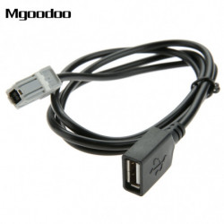 Bil Usb Mp3 Audio Auxin Inmatning Gränssnitt Adapter Kabel För Toyota Camry Rav4 Yaris Corolla Sienna Tacoma