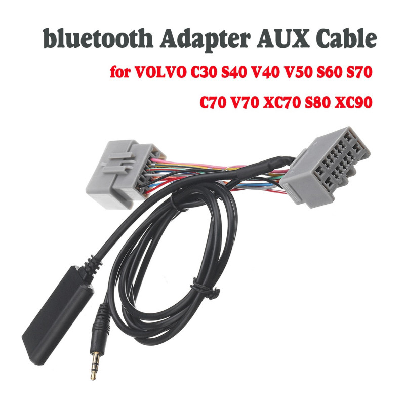 Bil Blåtand Adapter Aux Audio Radio Mottagare Kabel För Volvo C S V Xc 30 40 50 60 70 80 90