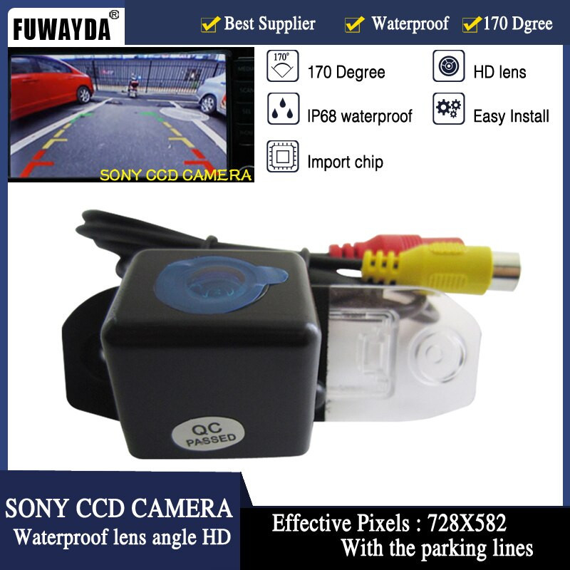 Sony Ccd Sensor Bil Bak Se Spegel Bild Kamera För Volvo S80 S40l S80l Xc60 Xc90 S40 C70 Med Guide Linje