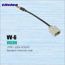 Bil Radio Antenn Adapter Kabel Tråd För Volvo 19992006 Eftermarknad Stereo Cd Dvd Gps Installation Kits Tillbehör