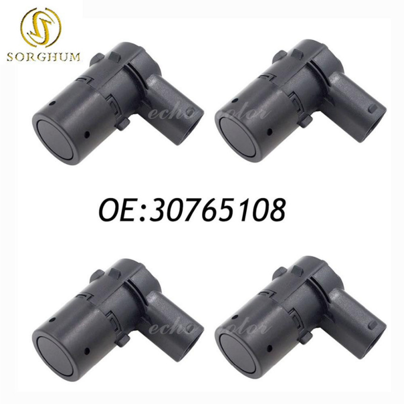 4pack 30765108 Pdc Parkering Sensor Passar Volvo S40 S60 S80 V50 V70 Xc70 Xc90 Oem 30668100 30765408